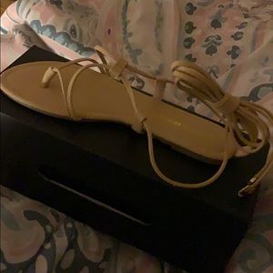 💛PRICE DROP💛: Tan lace up sandals